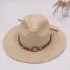 The black wide-brimmed straw hat is a breathable, comfortable and UV-resistant baseball cap Application Scenario